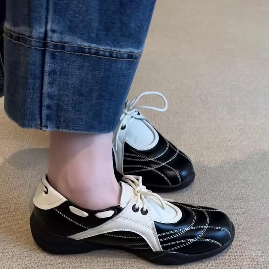 Sports Forrest Gump Shoes Men'S Lace-Up Retro Flat Baseplate Shoes Dexun Shoes Comfortable And Versatile Casual Commuting
