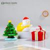 Снеговик из смолы ручной работы – DIY 3D мультяшная сцена