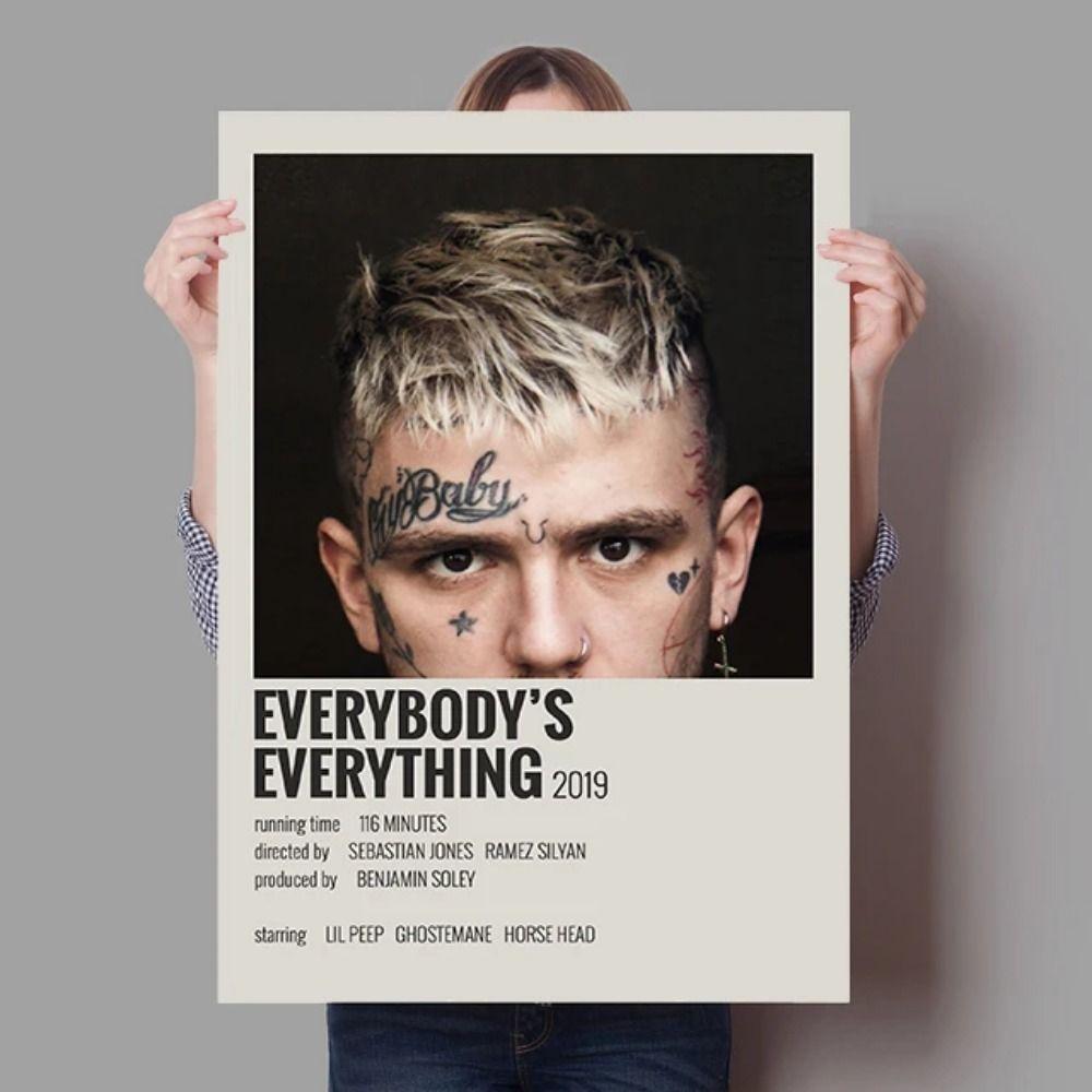 Металлическая табличка Lil Peep Хип-хоп исполнитель для комнаты подростка Музыкального пространства Декор