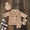 Newborn Bathrobe Baby Pajamas Photo Shoot Costume Set for Boys and Girls