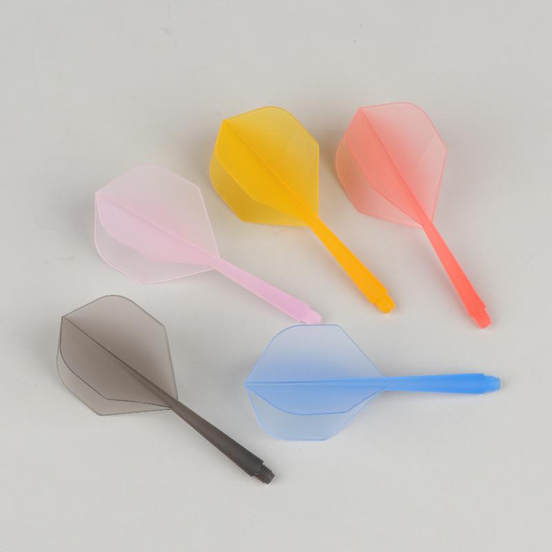 75% Transparent 2BA Darts 3Pcs Anti-Drop L-Shape Flight Lightweight Portable Darts for Friends Gathering Indoor Game