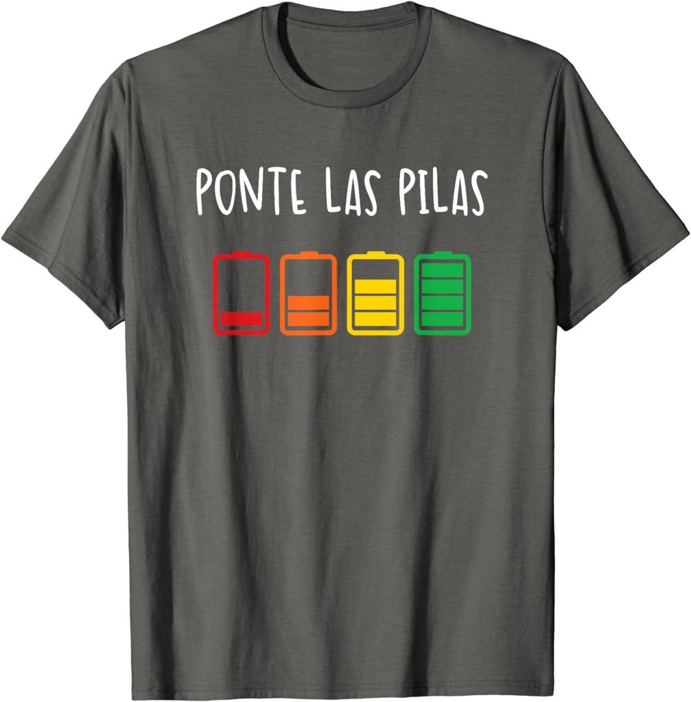 Ponte Las Pilas Spanish Espanol Chistosa Mexico Gift Unisex T-Shirt