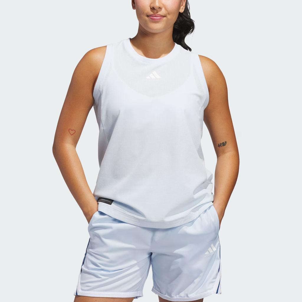 adidas Женская баскетбольная майка Crazylite Tank, быстросохнущая, удобная, свободного кроя, без рукавов, женские топы KE1279