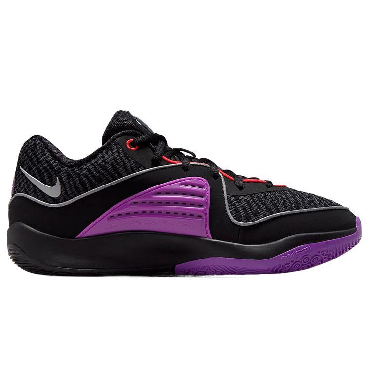 Nike KD 16 EP Pathway Royalties Мужские кроссовки черный металлик-серебристый ярко-фиолетовый DV2916-002