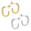 Delicate Design Geometric Square Earrings Geometric Design Stainless Steel Earrings  Daily Wear