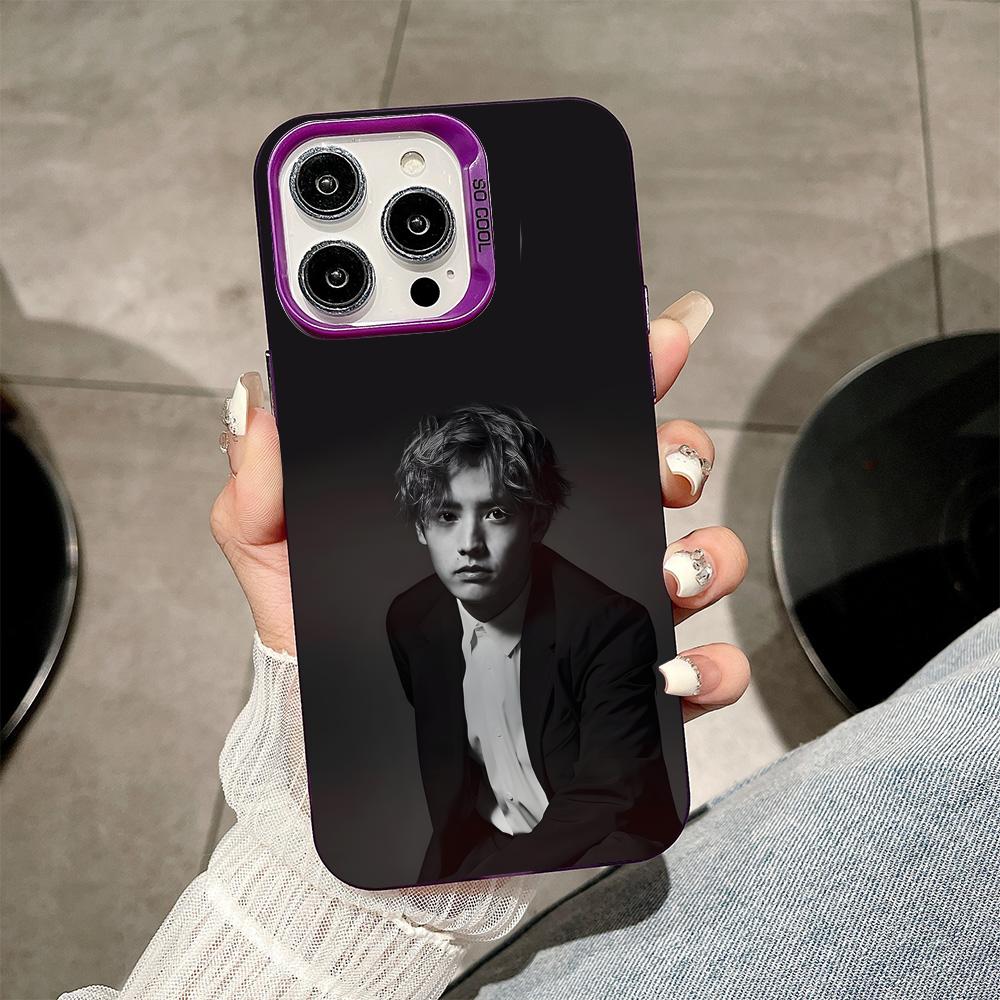 Akaso Eiji Purple Translucent Mobile Phone Case for iPhone 17 16 15 14 13 12 11 X XR XS Air Pro Max Plus Colorful Cover