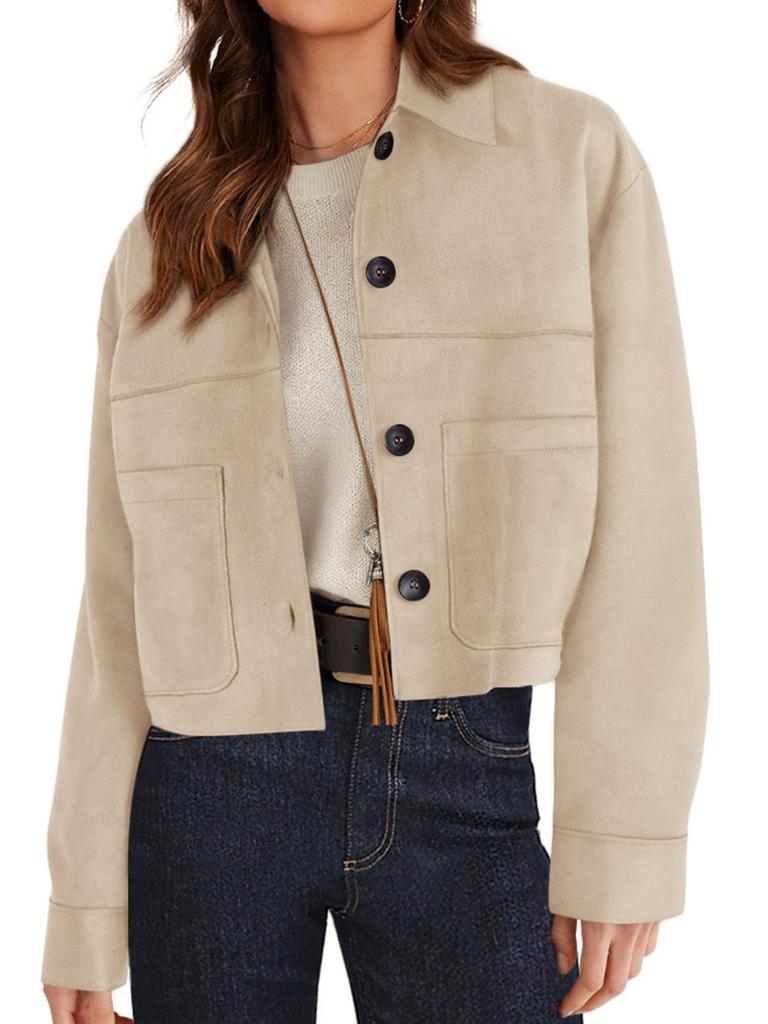 Женская короткая куртка из искусственной овчины, повседневная, легкая, осенняя, модное зимнее пальто, трендовая одежда