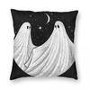 Run Away With Me Ghosts Square Pillowcase Polyester Linen Velvet Creative Zip Decorative Room Cushion Cover