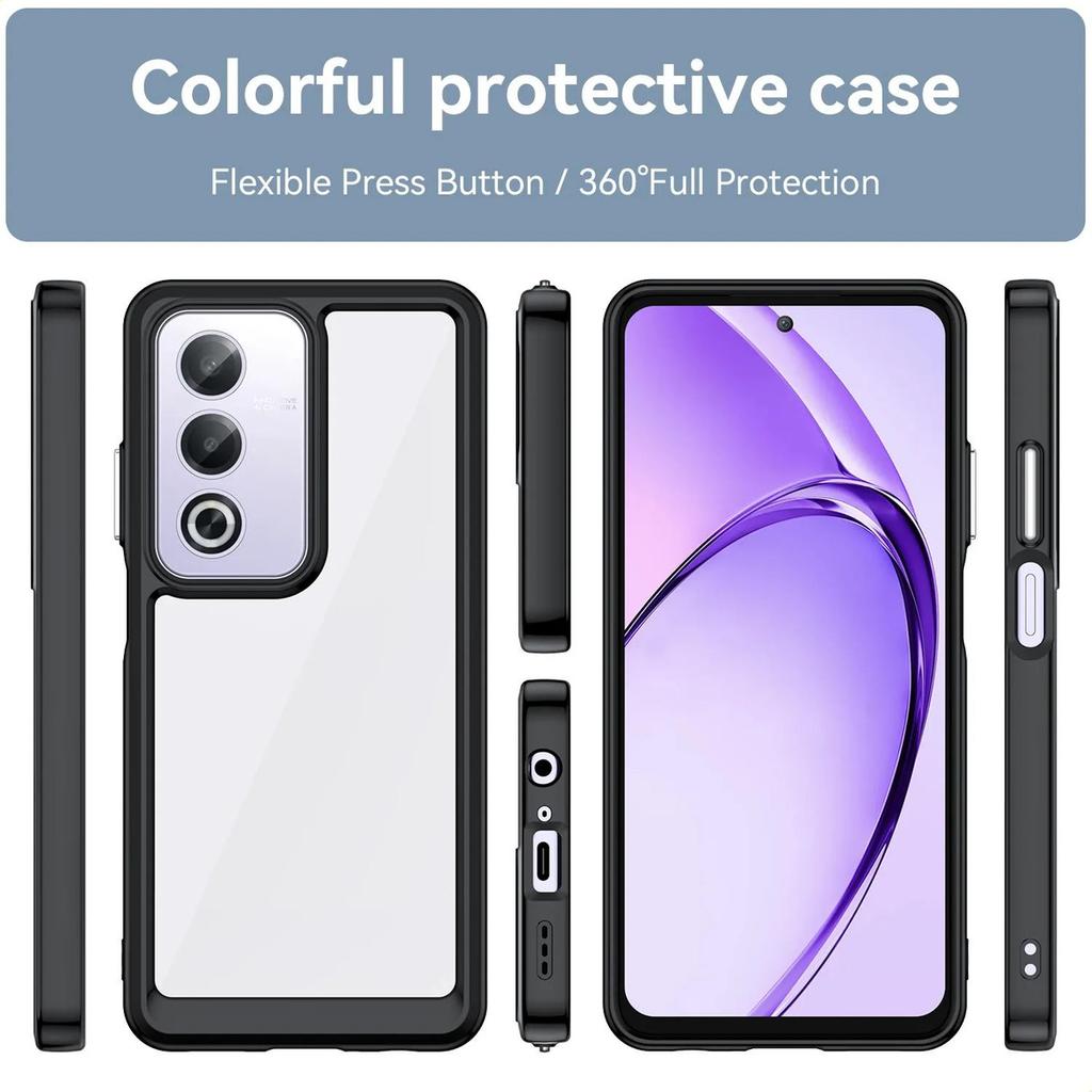 Phone Case For Oppo K12x 5g,Clear Transparent Phone Case Cover For Oppo K12x 5g