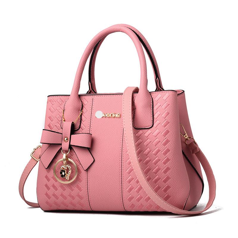 Bag female 2026 European and American fashion portable large bag embroidery thread shoulder messenger bag handbag