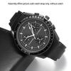 Часы Совместимые с Omega Унисекс Аксессуар для часов [Korlexchi] Ремешок, Силиконовый, Moonswatch, X, Swatch, Speedmaster, Ремешок, 20 мм, Водонепроницаемый, Мягкий,