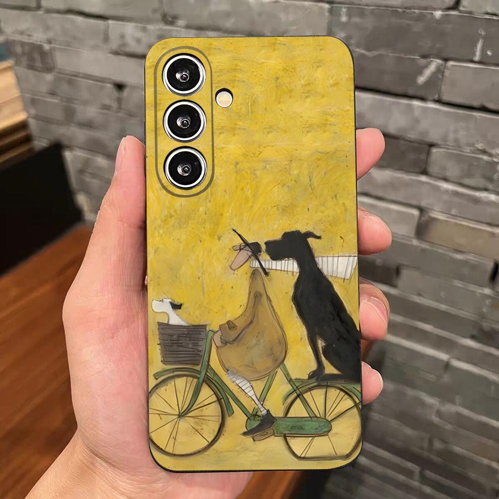 Чехол для телефона Sam Toft Art Абстрактный пейзаж для Samsung S26 S25 Edge S24 S23 S22 S21 S20 Ultra Plus Fe Galaxy Силиконовый чехол