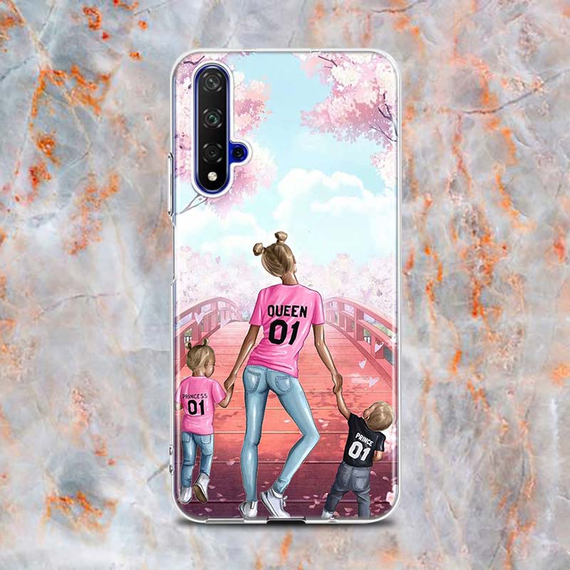 Модный детский силиконовый чехол для девочек и мальчиков для Honor 20 20S 20E 8 8A Prime 8X MAX 8C 8S 7A 7C 7S Pro