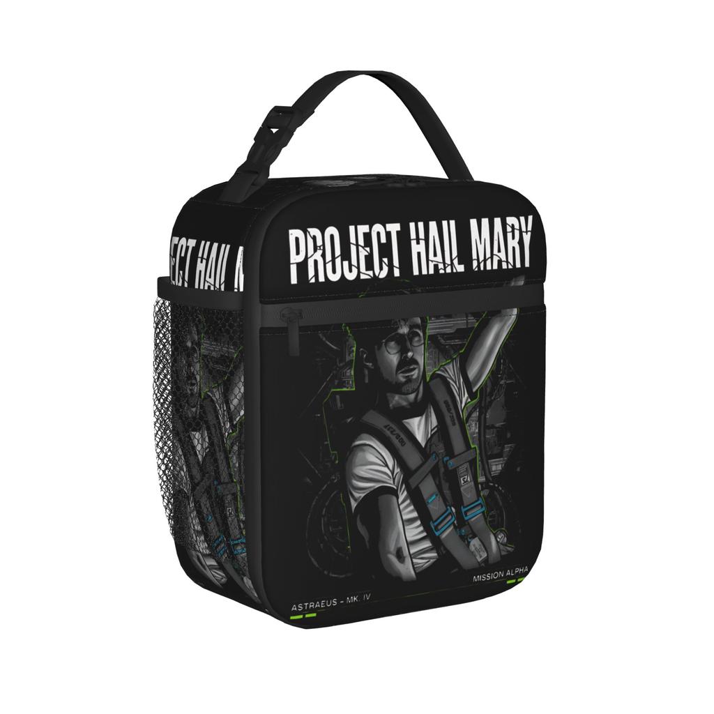 Project Hail Mary Insulated Lunch Bags Cooler Bag Reusable,Lunch Container Si Fi High Capacity Lunch Box Tote Food Storage Bag