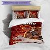3pcs Custom Name The Adventures of Tintin Bedding Set Duvet Cover Closure Includes 1 Duvet Cover & 2 Pillowcases for All Seasons Bedroom Decor