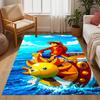 Wanted: Monkey D. Luffy Area Rug Design for Study room Hallway Bedrooms Playrooms Antislip Carpet Anime Office Decor Perfect Gift for Friends & Family