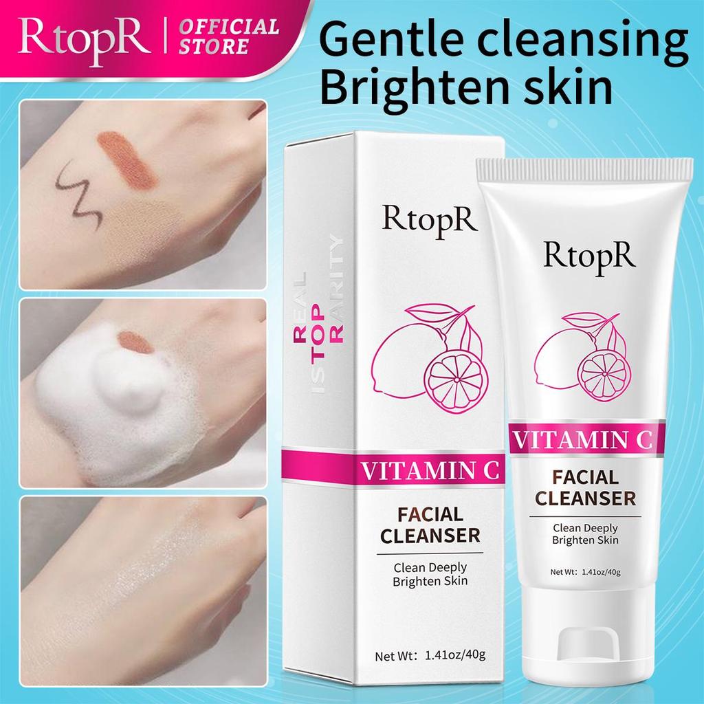 VC Очищающее средство для лица Глубокое очищение Отшелушивающее Увлажнение и осветление цвета лица Кожа чистая и гладкая