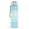 1PC Light Up Energy Pretend White Graphic 750ml Color Plastic Sports Water Bottle Leakproof Flip Straw Lid Suitable for Sports Office Home Use