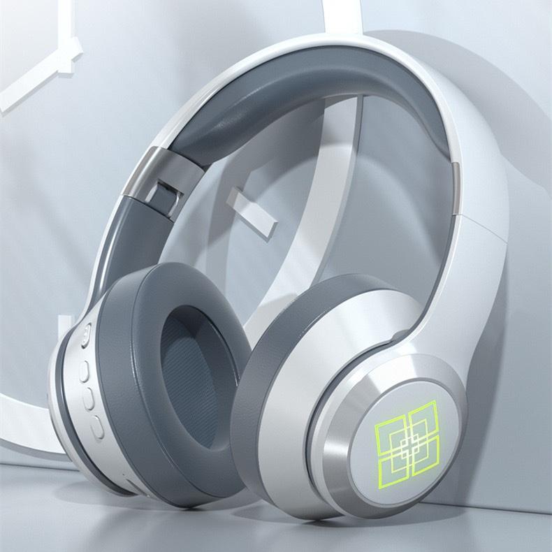 Светящиеся наушники Bluetooth с тяжелым сабвуфером, мобильными игровыми наушниками, компьютерными гарнитурами