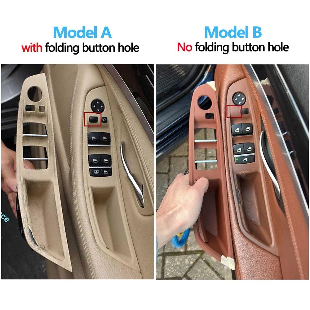 RHD Right Hand Driver Interior Door Window Switch Panel Pull Handle 7PCS Set For BMW F10 F11 F18 520 523 525 528 530