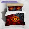 Manchester United Pattern Printed 3PCS Bedding Set Soft Skin-Friendly Washable Duvet Cover & Pillowcases Set All Season Bedroom