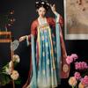 Chinese Tang Dynasty Style Hanfu One-piece Printed Breast Skirt For Women