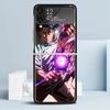 Kaisen J-Jujutsu Юта Оккоцу Чехол для телефона Samsung Galaxy Z Flip7 Flip6 5G Flip5 Flip4 Flip3 ZFlip 7 6 3 4 5 Ударопрочный Задняя сторона C