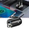 Мини Двойное USB Type-C PD Автомобильное Зарядное Устройство Адаптер Быстрой Зарядки Аксессуары Отделка 30 Вт
