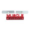 1Pc 3D Metal Muscle Edition Logo Car Front Grille Badge Side Fender Rear Trunk Emblem Sticker Decal