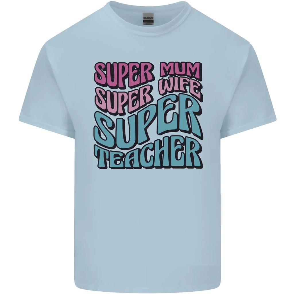 Super Mum Wife Teacher Kids T-Shirt Childrens