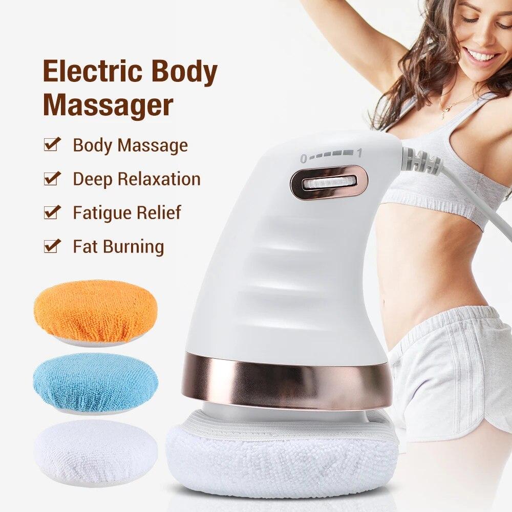 Body Slimming Massager Handheld Vibrating Electric Slimming Machine Adjustable Fat Cellulite Remover Fat Burner Body Shape Care