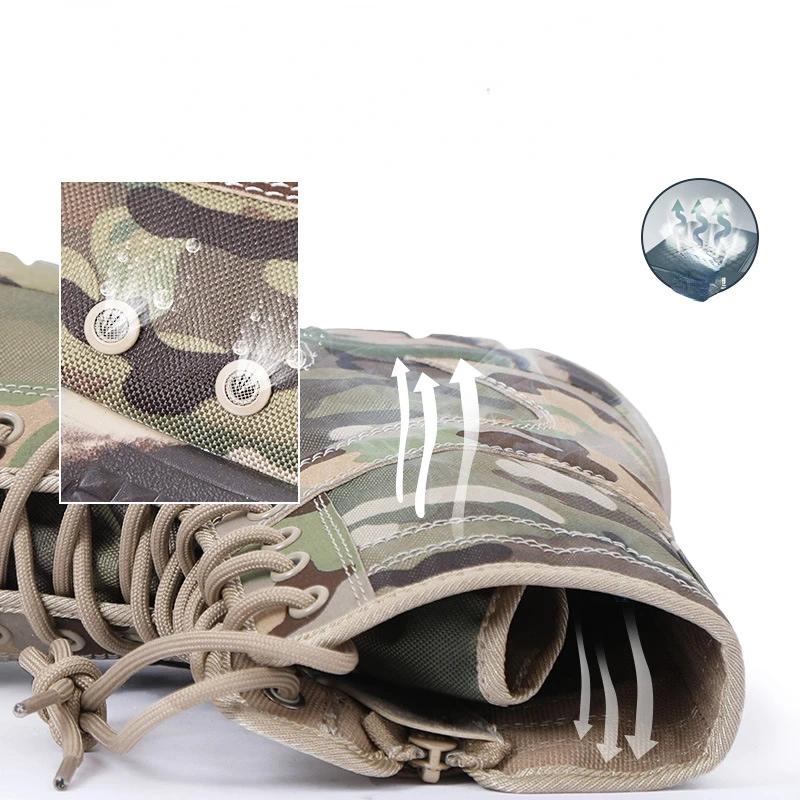 Sizes 37-46 High Quality Tactical Men Boots Special Force Leather Waterproof Desert Combat Boots for Men Hiking Shoes for Men