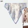 Women's Korean Silk Print Small Square Scarf - Versatile Neck Scarf