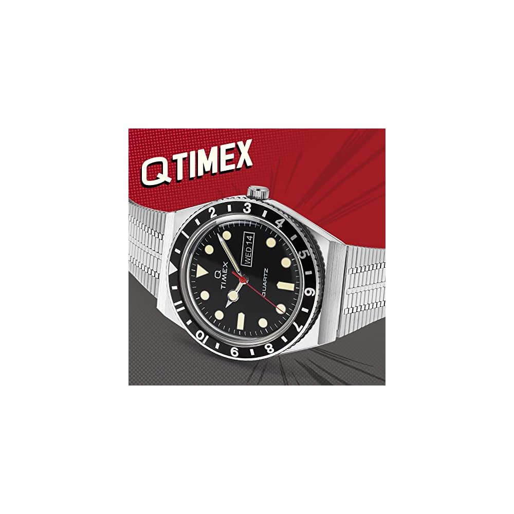 Мужские часы Timex Q TW2U61800 Корпус из нержавеющей стали Кожаный ремешок Водонепроницаемые