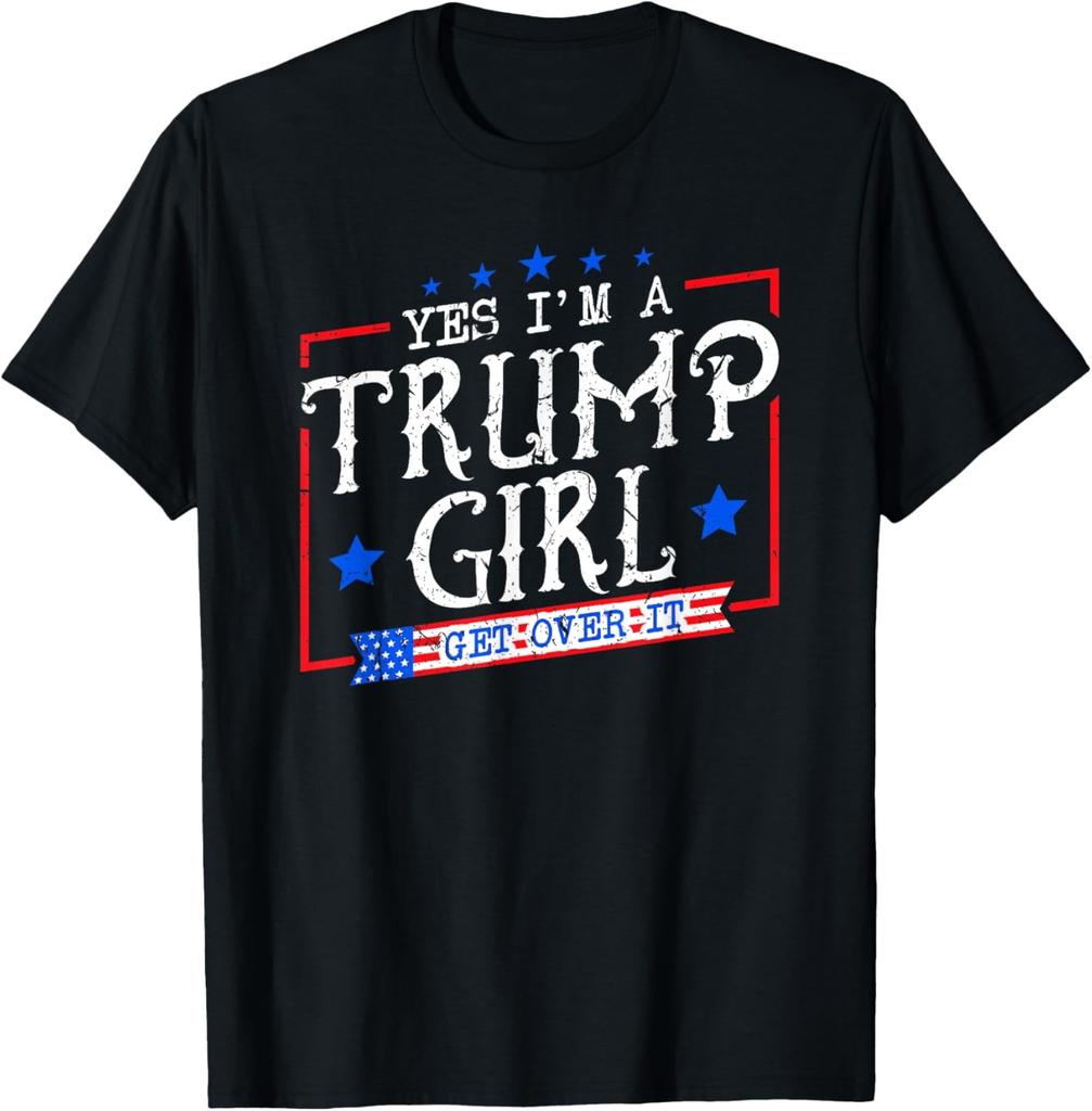 Да, я сторонница Трампа, смиритесь с этим. Подарки для сторонника Трампа Футболка