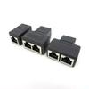 3types RJ45 To 2 Way RJ45 Splitter Connector Network Extender Ethernet Kabel Adapter Gigabit Interface Female To Female Network
