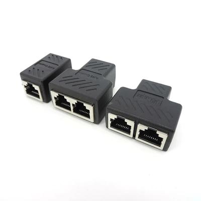 3 типа RJ45 на 2-полосный разветвитель RJ45, сетевой расширитель, адаптер Ethernet Kabel, гигабитный интерфейс, сеть «мама-мама»