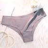 Women Panties Seamless Mid Waist Ice Silk Good Breathability Solid Color Slim Fit Thin Quick Dry Casual Sport Underpants Lady Briefs