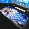 Коврик для мыши Аниме Genshin Impact Коврики для мыши Игровой коврик Xxl Компьютерные аксессуары Защита стола Коврики для клавиатуры Компьютерные столы Игровые коврики