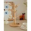 siawadeky Cup Stand, Set of 2, Storage Rack Tree, Bamboo Tree Shape, Cup Storage, Cup Rack, Drainer, Dryer, Coffee Cup Holder, Small Item Hanger, Glas
