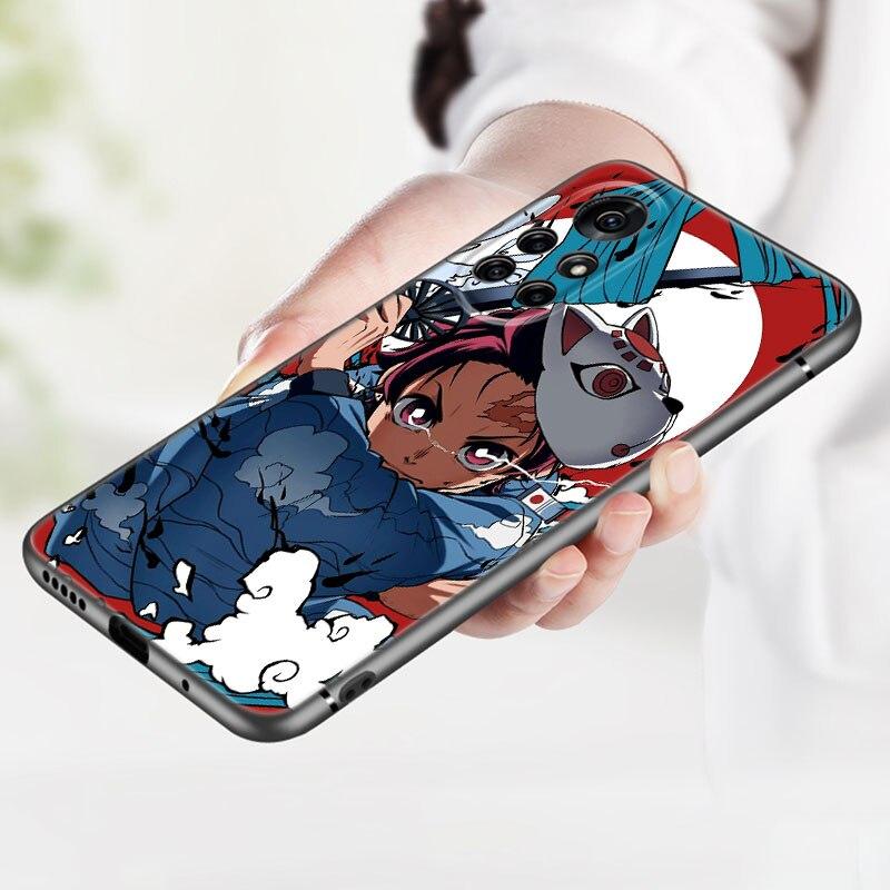 Чехол для телефона с изображением аниме «Убийца демонов» для Huawei Honor 60 50 SE 30S Mate 30 20 10 Lite 40 Nova 9 8 Pro Y60 8i 7i 7SE 5T Премиум-чехол