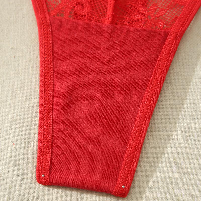 Трусики-стринги женские кружевные стринги большого размера сексуальное нижнее белье с двойным поясом женские стринги сплошные женские трусы дышащие ультратонкие сексуальное нижнее белье