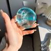 Blue Maltose Squishy Ball Transparent Ball Quick-rebound Squeeze Toy Fidget Squishy Toy  Office