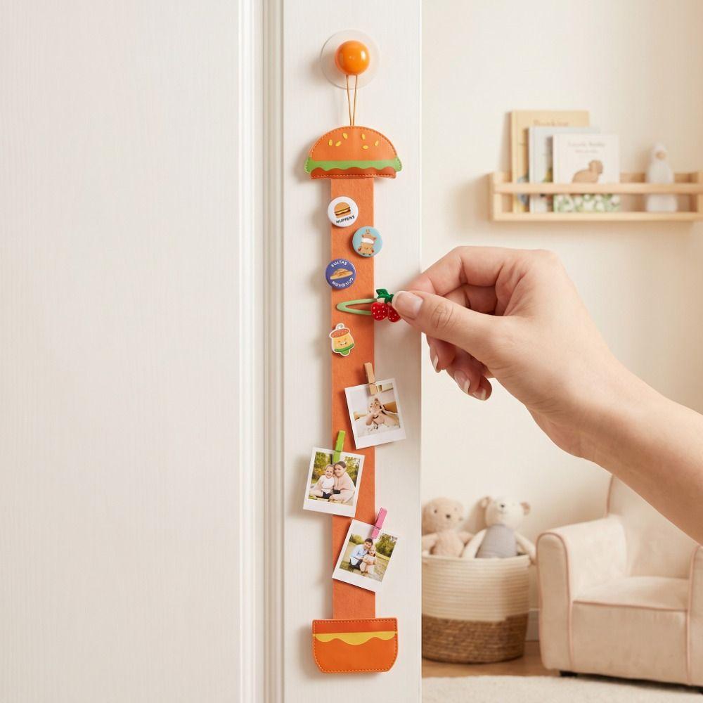 Space-Saving Hanging Hair Clips Holder Vibrant Color Hairpin Display Rack Headbands