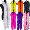 Natural Feather Boa Turkey Feather Apparel Fabric Multipurpose Feather Scarf  Cosplay