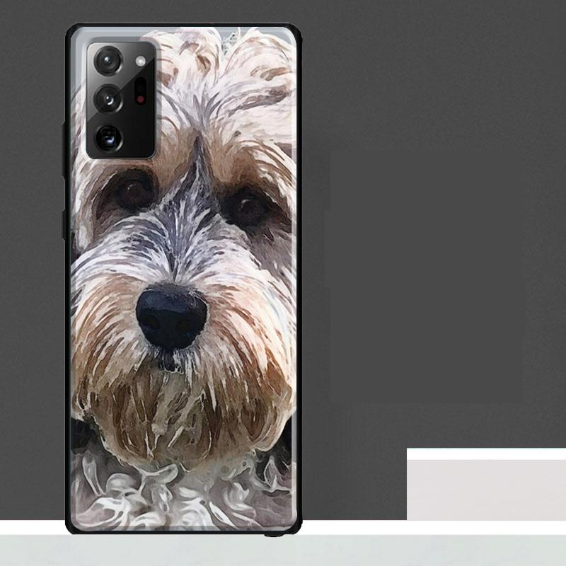 Brown Cockapoo Case For Samsung Galaxy S23 S24 S25 Ultra S9 S10 S20 S21 S22 Plus S23 FE S25 FE Phone Cover
