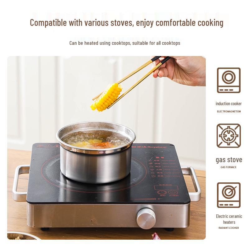 Контейнер для хранения продуктов из нержавеющей стали 304 - Пищевой, Безопасен для холодильника, Герметичный контейнер для фруктов и супов