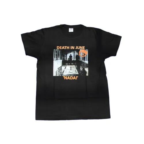 Унисекс хлопковая футболка с коротким рукавом и круглым вырезом Death In June Nada!