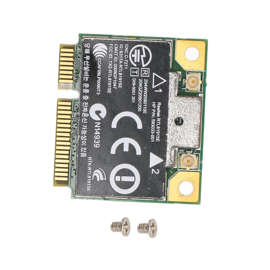 Мини-карта WLAN PCI E Прочный текстолит 2,4 ГГц 150 Мбит/с Стабильная беспроводная сетевая карта для компьютера