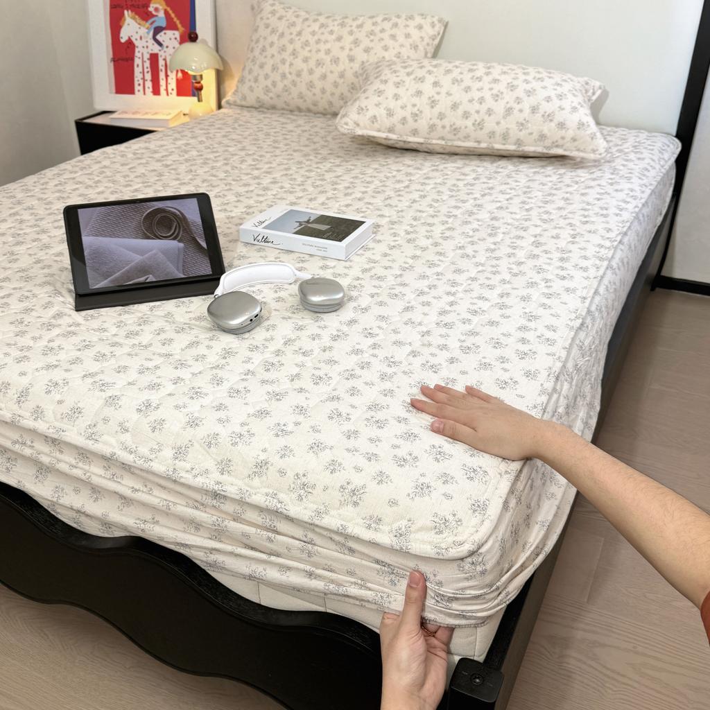 Mei Yun Ge cotton linen sandwich cotton bed sheet